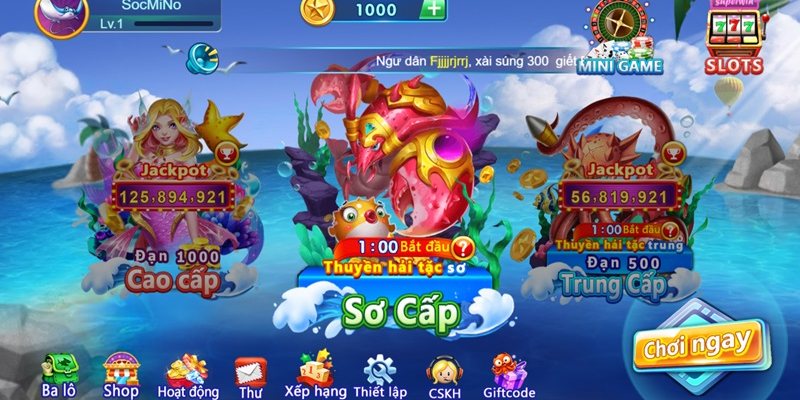 Mức cược trong game đa dạng